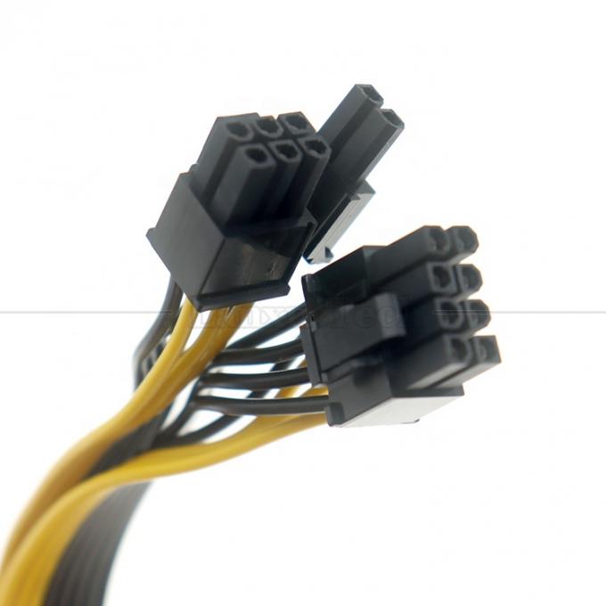 PCIe 8 broches mâle à double 8 broches femelle PCI Express graphiques carte vidéo GPU Splitter câble d'adaptateur d'alimentation 2