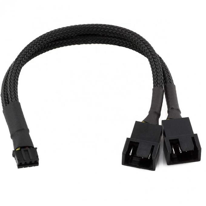 carte mère CPU 4 PIN Connecteur PC Casse contrôle de température ventilateur de refroidissement Y Splitter Extension câble PWM 1