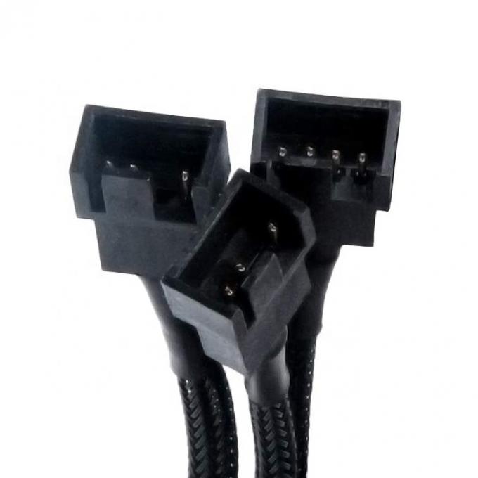 1 à 3 CPU 4 PIN Connecteur PC Casse Contrôle de température Ventilateur de refroidissement Y Splitter Extension câble PWM 2