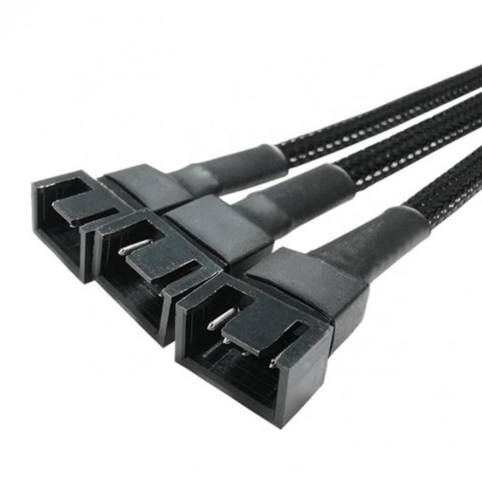 1 à 3 CPU 4 PIN Connecteur PC Casse Contrôle de température Ventilateur de refroidissement Y Splitter Extension câble PWM 3