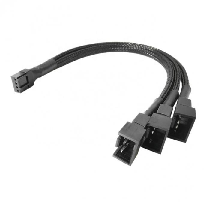 1 à 3 CPU 4 PIN Connecteur PC Casse Contrôle de température Ventilateur de refroidissement Y Splitter Extension câble PWM 0
