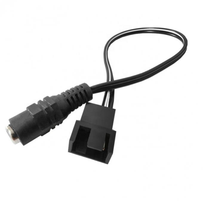 12V femme connexion en courant continu à 3 4 broches PC cas de ventilateur alimentation PWM adaptateur câble d'extension 4