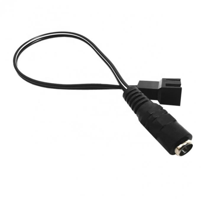 12V femme connexion en courant continu à 3 4 broches PC cas de ventilateur alimentation PWM adaptateur câble d'extension 3