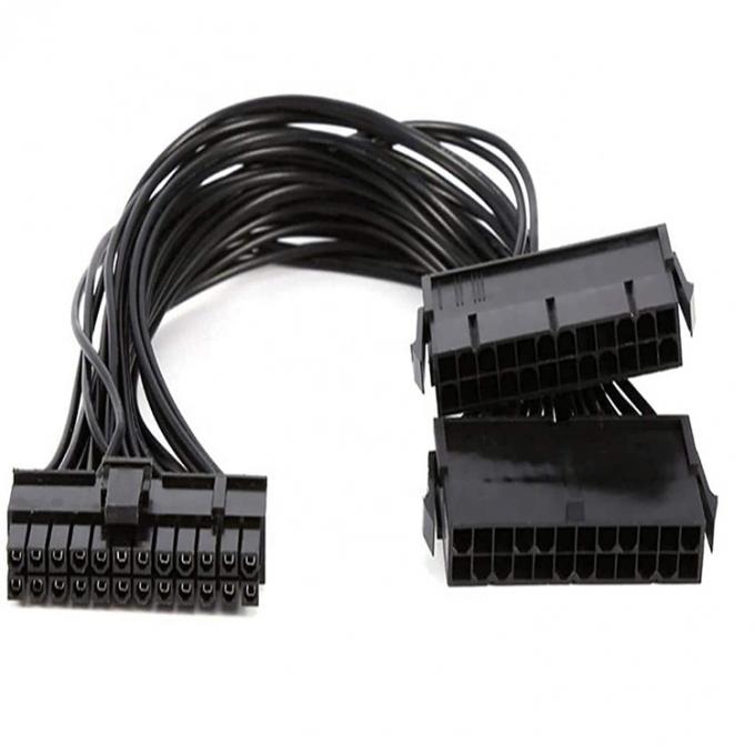 PSU 24 PIN féminin à double 20 4 24 PIN mâle ATX Extension de carte mère minière 1