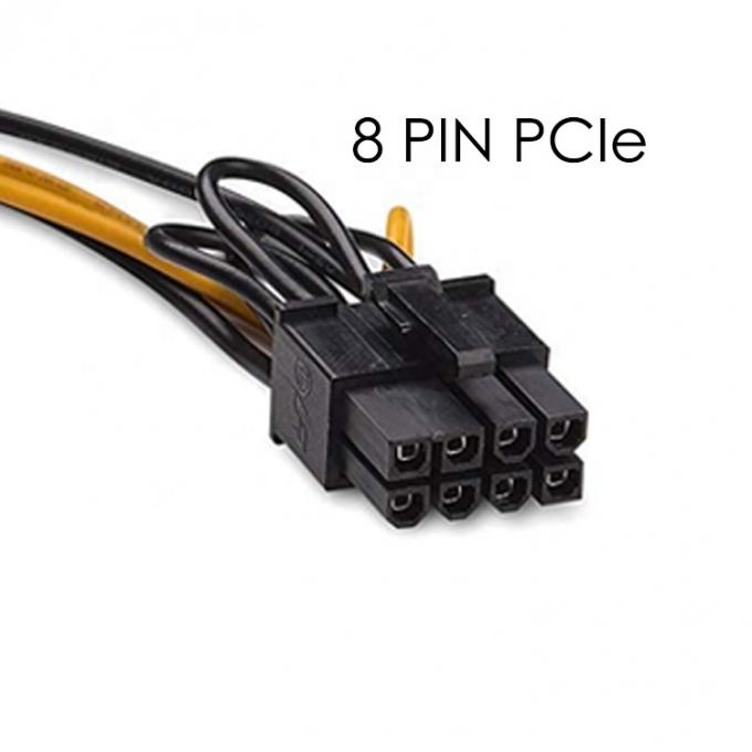 Splitter 8 broches PCIe Express mâle à double 15 broches Adaptateur d'alimentation Sata 2