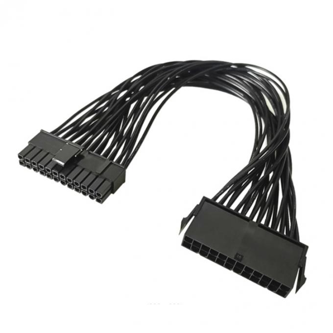 Cable d'extension d'alimentation ATX 24 broches pour carte mère d'ordinateur 0