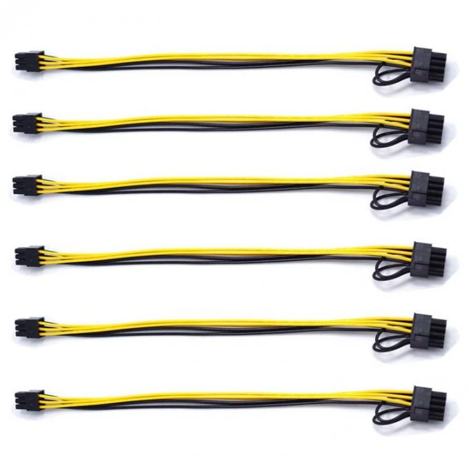 PCIE 6 broches à 8 broches GPU ATX carte graphique vidéo PCIE câble d'alimentation PCI Express 5