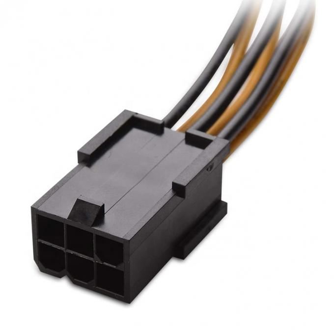 6 broches mâle à 8 broches mâles GPU ATX Carte graphique vidéo PCIe Express Adaptateur d'alimentation câble d'extension pour ordinateur 1