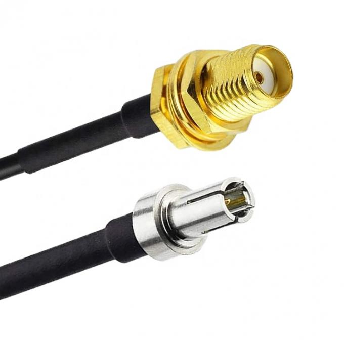 Cable coaxial RF personnalisé TS9 à SMA connecteur féminin adaptateur d'antenne 1