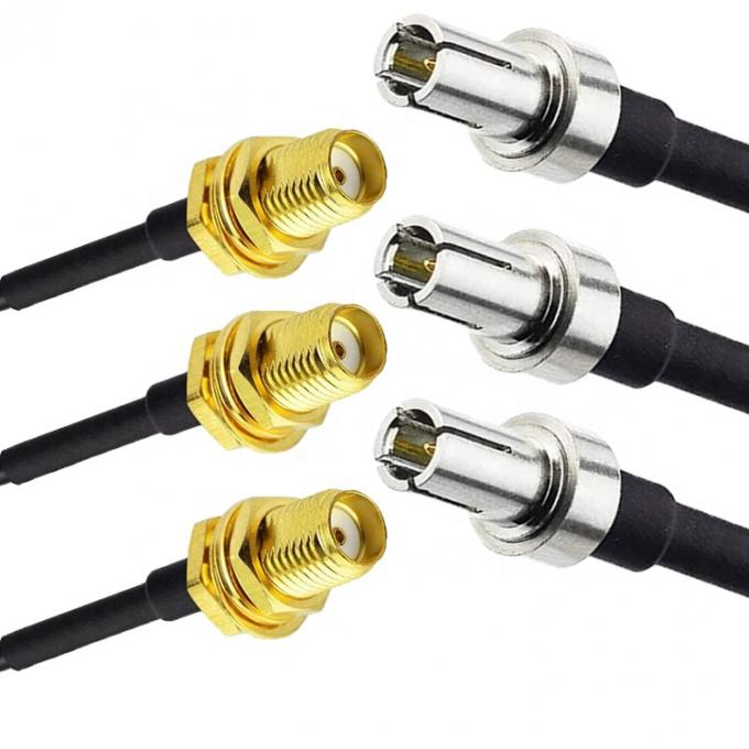 Cable coaxial RF personnalisé TS9 à SMA connecteur féminin adaptateur d'antenne 0