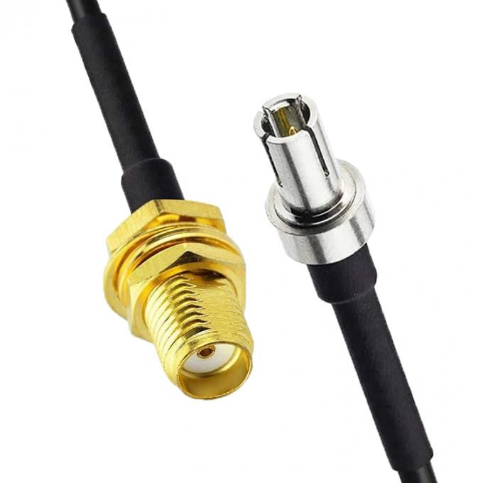 Cable coaxial RF personnalisé TS9 à SMA connecteur féminin adaptateur d'antenne 4