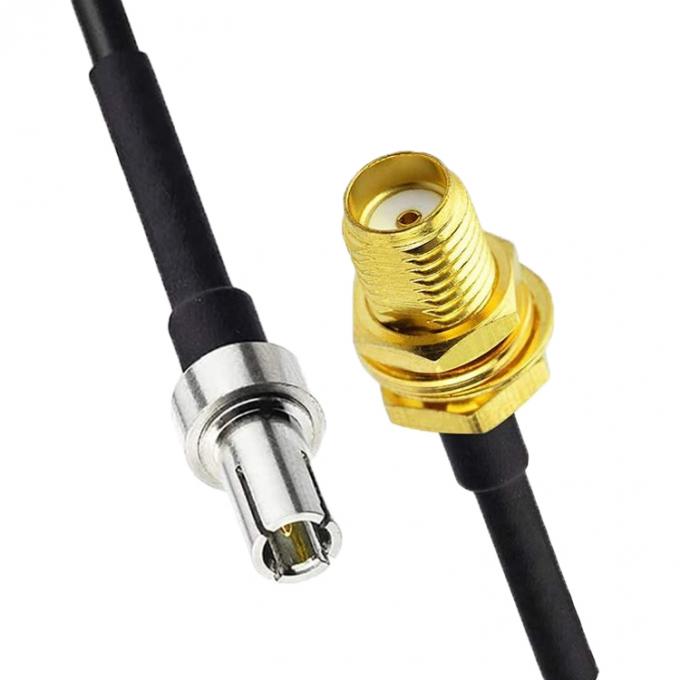 Cable coaxial RF personnalisé TS9 à SMA connecteur féminin adaptateur d'antenne 5