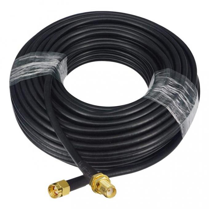 RG174 RG178 RG316 RG58 Assemblage de câble coaxial d'antenne jumper RF 4