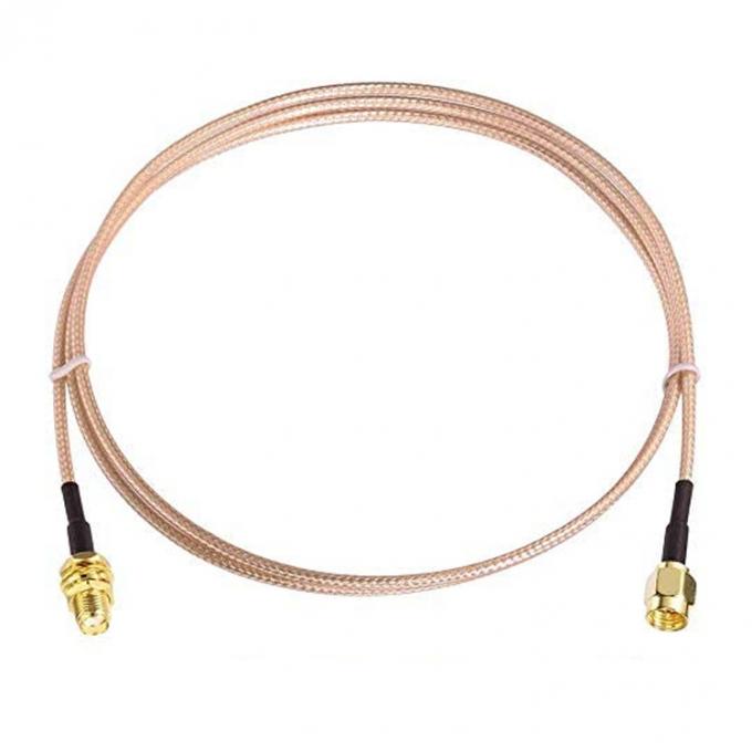 Connecteurs d'adaptateur RF personnalisés RG 174 SMA Homme à SMA Assemblage féminin Jumper 7
