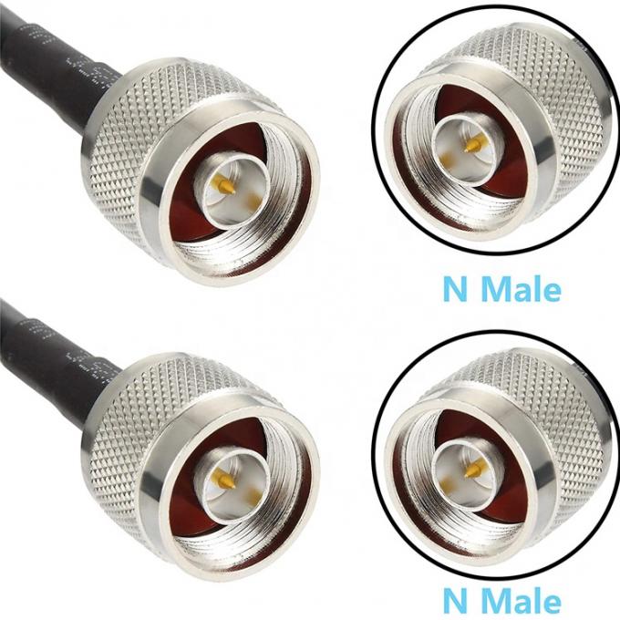 Cable coaxial RF à faible perte personnalisé N Male Plug à N Male TNC Connector pour GPS Wifi RF Radio Antenne 1