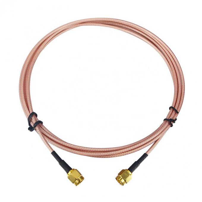 RG316 Cable d'extension RF coaxial SMA à SMA Assemblage de connecteur d'antenne étalon jumper pour télévision FPV Wifi 4