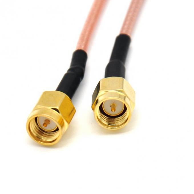 RG316 Cable d'extension RF coaxial SMA à SMA Assemblage de connecteur d'antenne étalon jumper pour télévision FPV Wifi 3