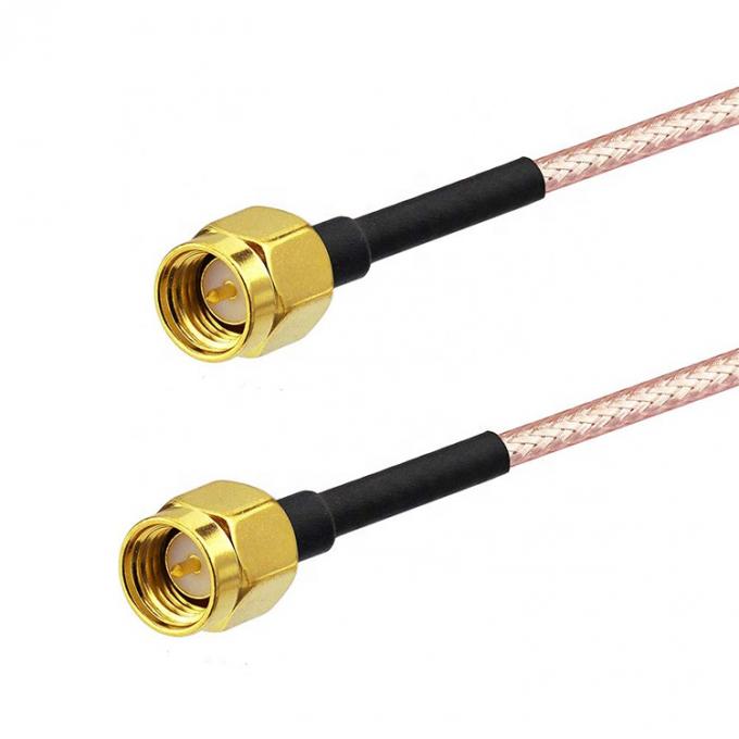 RG316 Cable d'extension RF coaxial SMA à SMA Assemblage de connecteur d'antenne étalon jumper pour télévision FPV Wifi 1