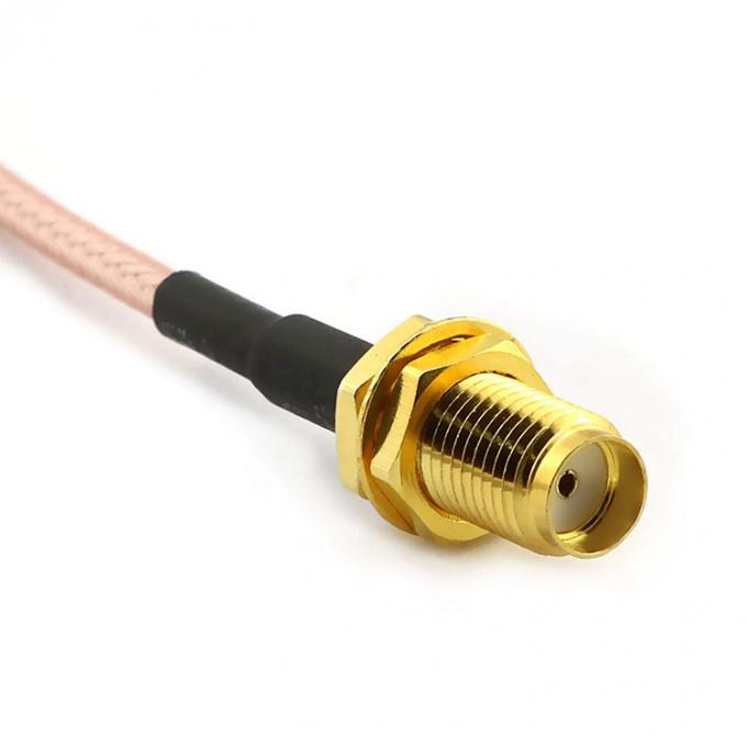 RG316 MMCX Angle mâle à RP SMA féminin Antenne câble coaxial RF 2