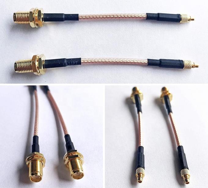 RG316 Pigtail SMA féminin à droit MMCX mâle câble d'amplificateur d'antenne coaxial RF 0