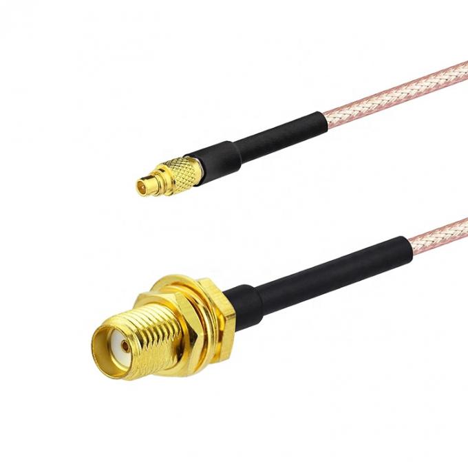 RG316 Pigtail SMA féminin à droit MMCX mâle câble d'amplificateur d'antenne coaxial RF 2
