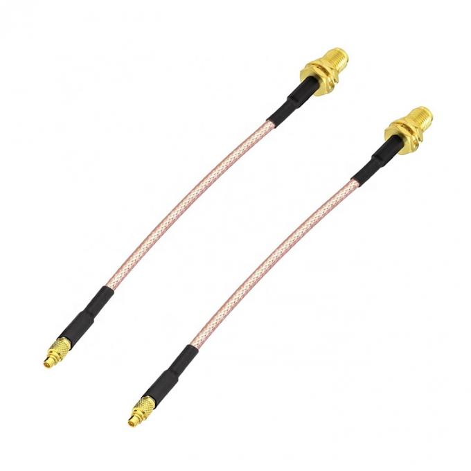 RG316 Pigtail SMA féminin à droit MMCX mâle câble d'amplificateur d'antenne coaxial RF 4