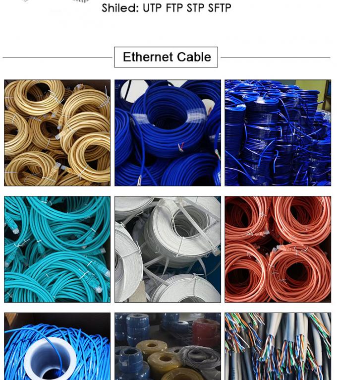 1m 5m 10m UTP FTP Shield Cat5 Cat5e Cat6 Ca6a Cat7 RJ45 câble LAN réseau Ethernet à patch plat pour routeur 1