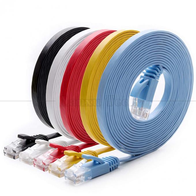 1m 5m 10m UTP FTP Shield Cat5 Cat5e Cat6 Ca6a Cat7 RJ45 câble LAN réseau Ethernet à patch plat pour routeur 11