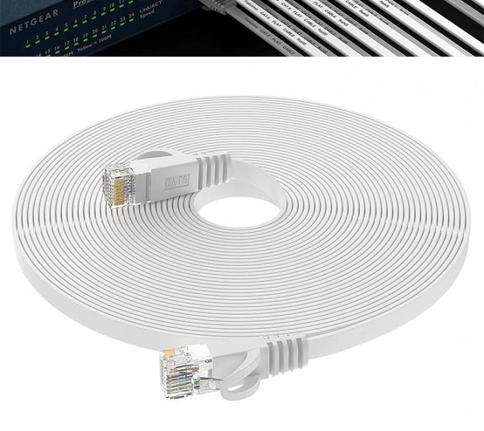 1m 5m 10m UTP FTP Shield Cat5 Cat5e Cat6 Ca6a Cat7 RJ45 câble LAN réseau Ethernet à patch plat pour routeur 10