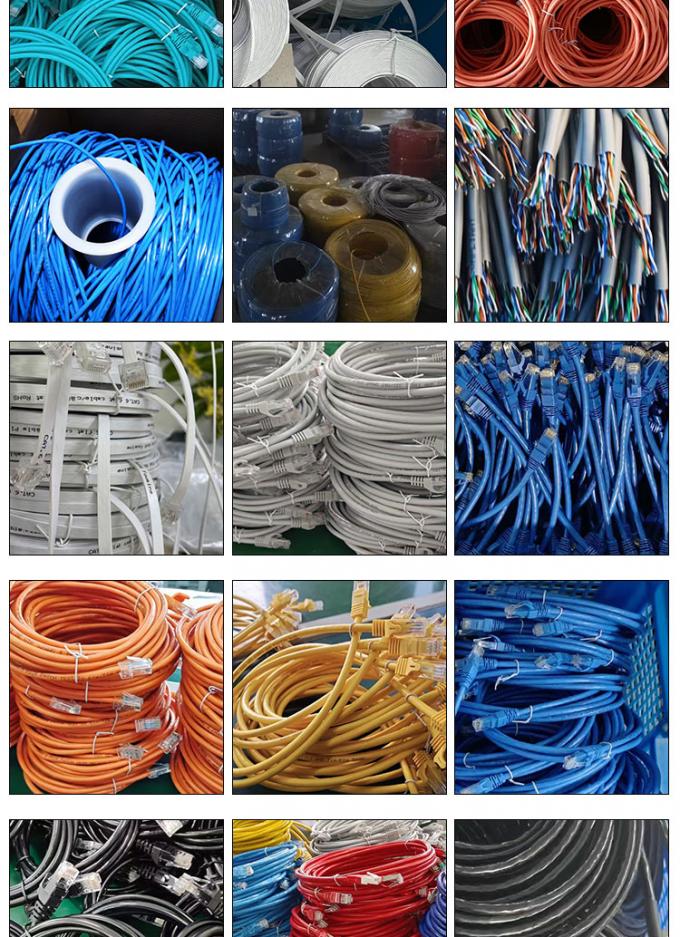 OEM 1M 3M 5M UTP FTP STP SFTP Shield Cat5 Cat5e Cat6 Ca6a Cat7 RJ45 Communication câble de patch Ethernet réseau UV Lan 1