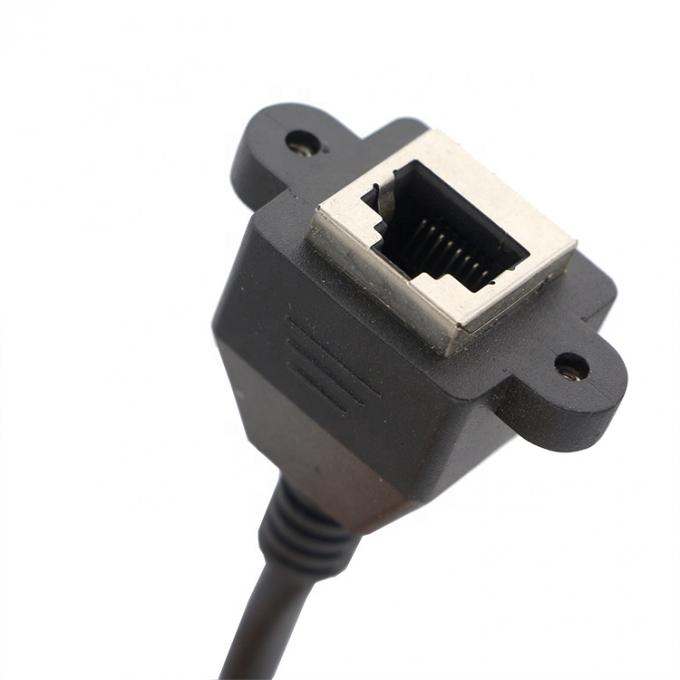 Cable d'extension de montage de panneau RJ45 4