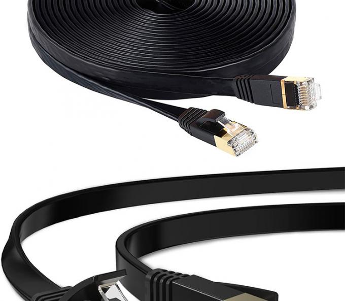 1M 3M 5M UTP FTP STP SFTP Bouclier Cat5 Cat5e Cat6 Ca6a Cat7 RJ45 Réseau plat Lan Ethernet câble de patch pour ordinateur 1