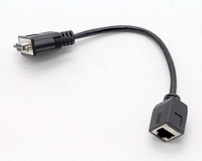 DB9 Femme RS232 série à RJ45 femme câble de prise 3