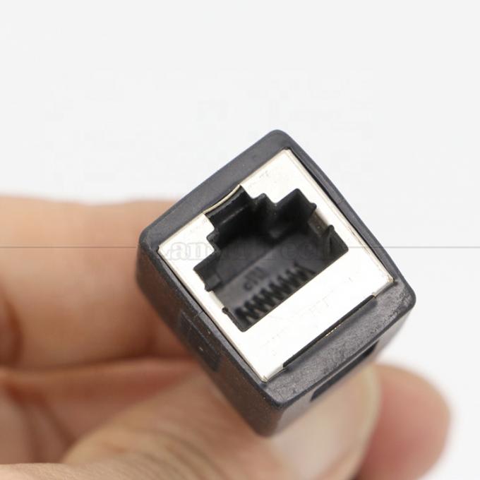 Femme RJ45 Socket à ouvrir soudage en conserve 4 fils câble de queue de porc à l'extrémité nue 1