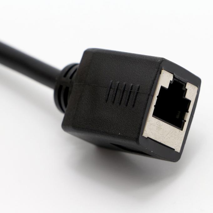 Personnalisation 1M 2M 3M Cat5 RJ45 8P8C prise féminine à RJ45 prise féminine câble réseau LAN Ethernet 1
