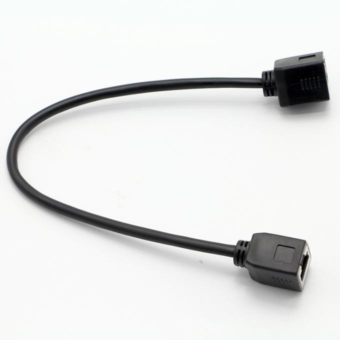 Personnalisation 1M 2M 3M Cat5 RJ45 8P8C prise féminine à RJ45 prise féminine câble réseau LAN Ethernet 5