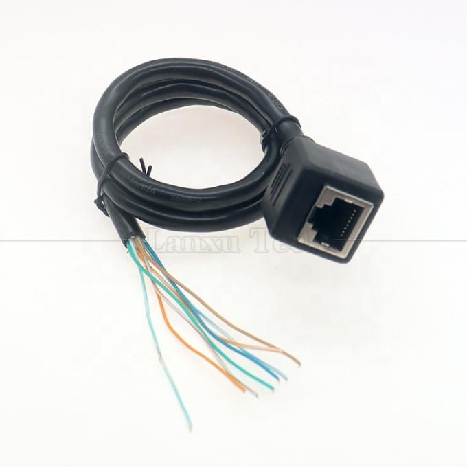 Ethernet réseau de haute qualité Cta6 26AWG RJ45 8p8c prise féminine pour ouvrir câbles nus en conserve 1