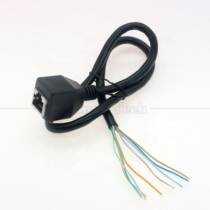 Ethernet réseau de haute qualité Cta6 26AWG RJ45 8p8c prise féminine pour ouvrir câbles nus en conserve 4