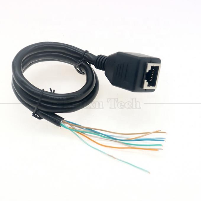 Ethernet réseau de haute qualité Cta6 26AWG RJ45 8p8c prise féminine pour ouvrir câbles nus en conserve 5