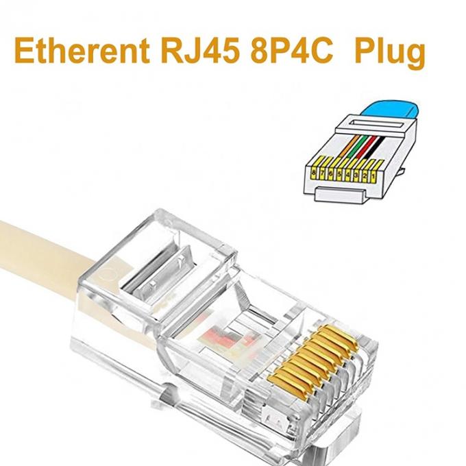 Ethernet RJ45 8P8C Homme à téléphone RJ11 4P4C Femme Socket ADSL Convertisseur de connecteur Adaptateur de câble d'extension 4