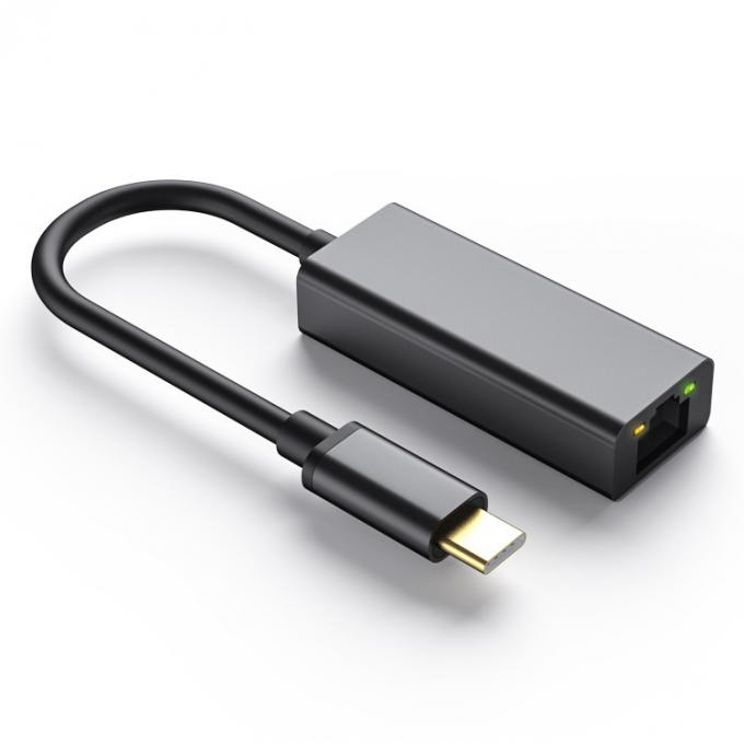 Plug and Play USB 3.0 Type C mâle à Gigabit RJ45 Ethernet Adapteur réseau LAN pour ordinateur portable 0