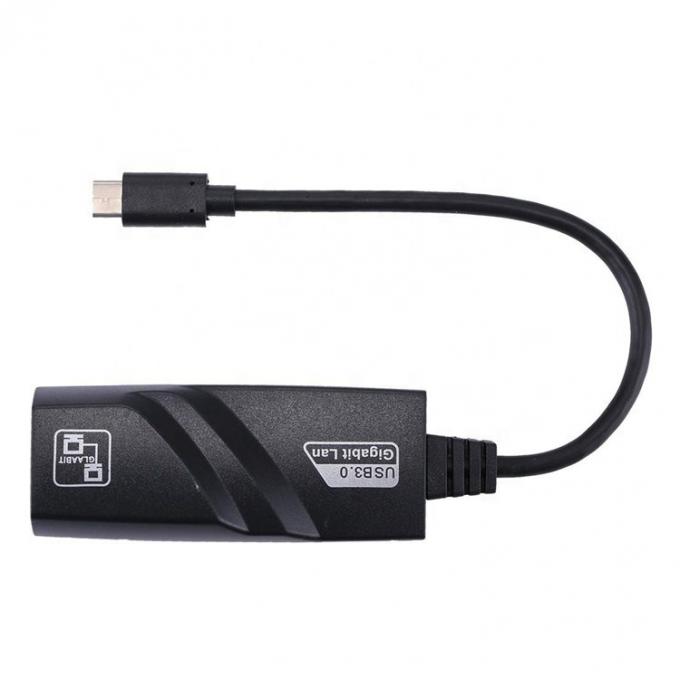 Adaptateur réseau LAN hautement compatible USB 3.1 type C mâle à gigabit RJ45 Ethernet pour ordinateur portable 1