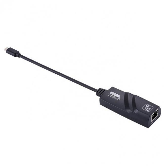 Adaptateur réseau LAN hautement compatible USB 3.1 type C mâle à gigabit RJ45 Ethernet pour ordinateur portable 3