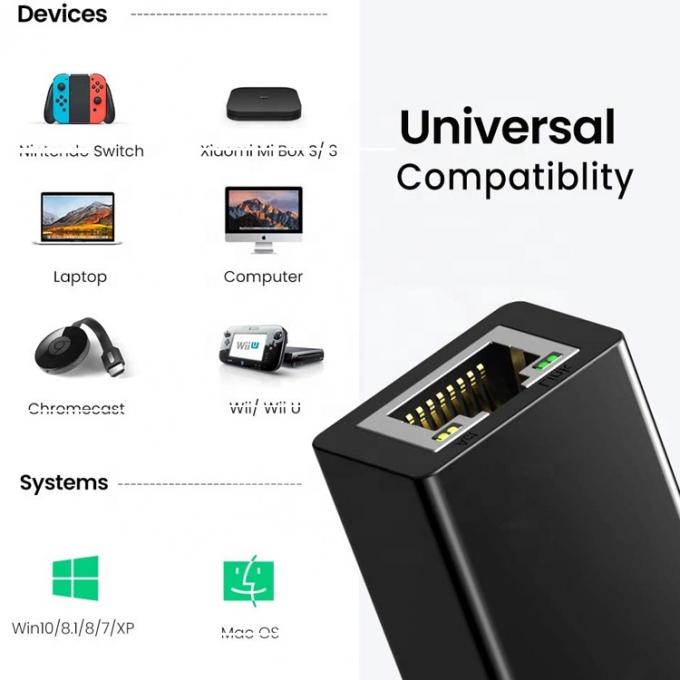 Plug and Play 1000 Mbps USB 3.0 à Gigabit RJ45 Ethernet Adaptateur réseau LAN pour ordinateur portable 1