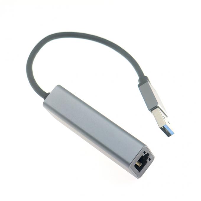 Super vitesse 1000 Mbps Shell métallique USB 3.0 à adaptateur Ethernet RJ45 Gigabit 3