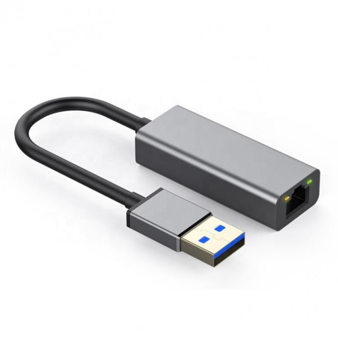 Super vitesse 1000 Mbps Shell métallique USB 3.0 à adaptateur Ethernet RJ45 Gigabit 0