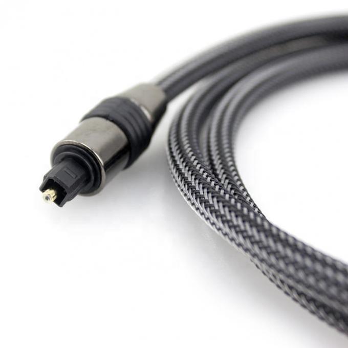 Cable optique audio numérique en or Toslink Spdif de haute qualité 4