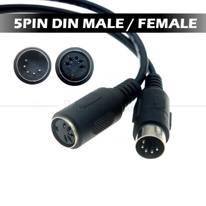 Cable d'extension MIDI 5 PIN DIN de haute qualité 1M 3M 5M mâle à femelle pour guitare clavier audio 0