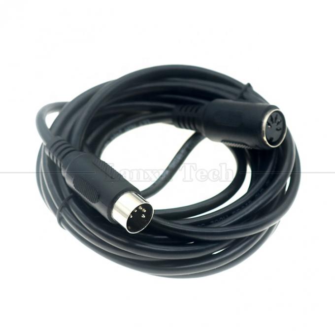 Cable d'extension MIDI 5 PIN DIN de haute qualité 1M 3M 5M mâle à femelle pour guitare clavier audio 4