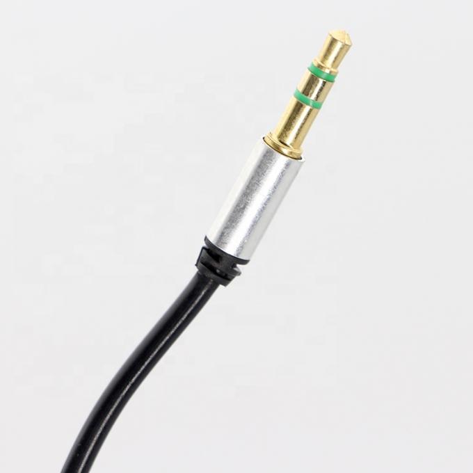 CUSTOM 1M 2M 3M bobine à ressort en spirale mâle à mâle 3,5 mm Jack Stereo Aux Audio Cable 3